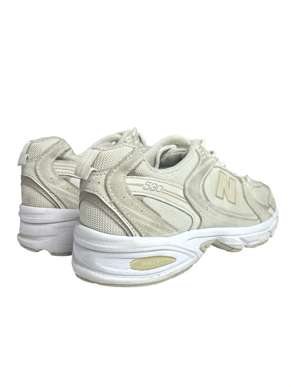 New Balance 530 Sea Salt Moonbeam Sneakers Mens Size 11 Retro Running MR530AA